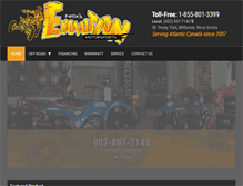 Tablet Screenshot of evolutionmotorsports.ca